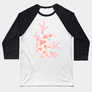 Strawberry Bull Frog Baseball T-Shirt